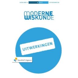Afbeelding van Moderne wiskunde 10e ed : 4 havo A : Uitwerkingenboek