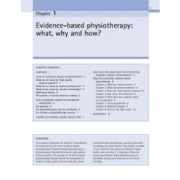 Afbeelding van Practical evidence-based physiotherapy