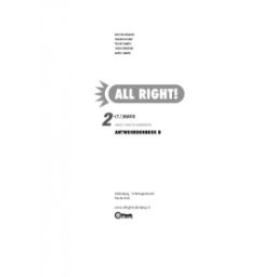 Afbeelding van All right! : 2 vmbo-t/havo A : Antwoordenboek