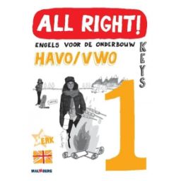 Afbeelding van All right! : 1 havo/vwo : Keys