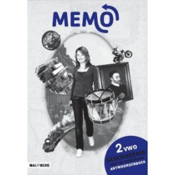 Afbeelding van MeMo 3e dr : 2 vwo : Antwoordenboek