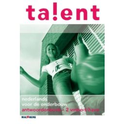 Afbeelding van Talent : 2 vmbo-t havo : Antwoordenboek