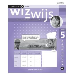 Afbeelding van Wizwijs : Groep 8 : blok 5 : Oefenboek+
