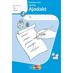 Afbeelding van Ajodakt Taal : Groep 5 : Puzzelen met Spelling : Werkboek