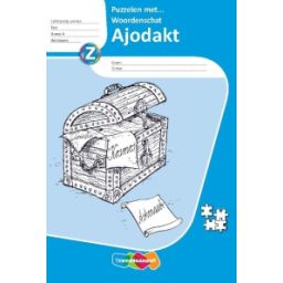 Afbeelding van Ajodakt Taal : Groep 8 : Puzzelen met woordenschat : Werkboek