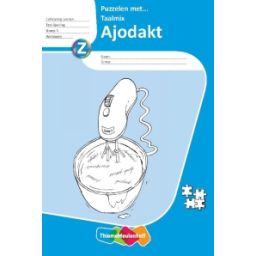 Afbeelding van Ajodakt Taal : Groep 5 : Puzzelen met taalmix : Werkboek