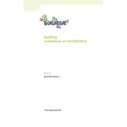 Afbeelding van Varia Spelling : Groep 5+6+7 : Leestekens en hoofdletters