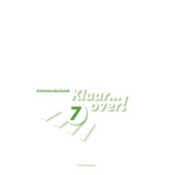 Afbeelding van Klaar... over! : Groep 7 : Antwoordenboek