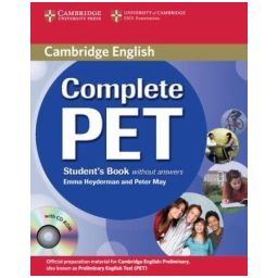 Afbeelding van Complete PET student's book without answers