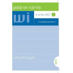 Afbeelding van Getal & ruimte : 4 vmbo-kgt 1 : Uitwerkingen