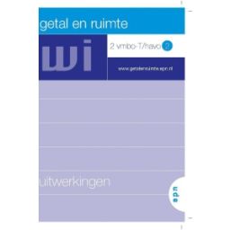 Afbeelding van Getal & ruimte 2003 ed : 2 vmbo-t/havo 2 : Uitwerkingen