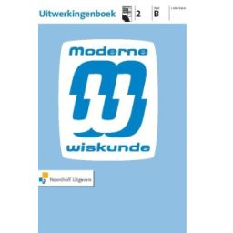 Afbeelding van Moderne wiskunde 8e ed : 2 vmbo-basis B : Uitwerkingen