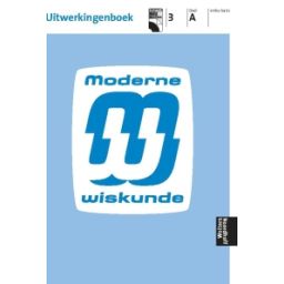 Afbeelding van Moderne wiskunde 8e ed : 3 vmbo-basis A : Uitwerkingen
