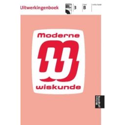Afbeelding van Moderne wiskunde 8e ed : 3 vmbo-k B : Uitwerkingen
