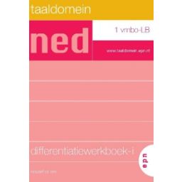 Afbeelding van Taaldomein : 1 vmbo-l : Differentiatiewerkboek