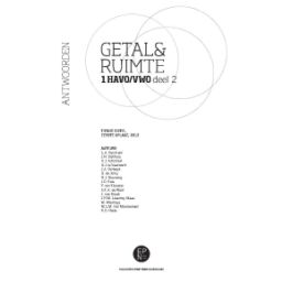 Afbeelding van Getal & ruimte : 1 havo/vwo 2 : Antwoorden