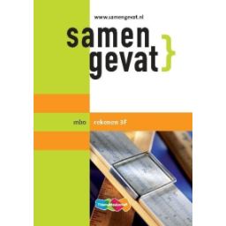 Afbeelding van Samengevat : mbo : Rekenen 3F