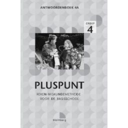 Afbeelding van Pluspunt : Groep 4 A : Antwoordenboek