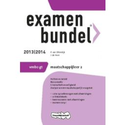 Afbeelding van Examenbundel Maatschappijleer 2 : vmbo-gt : 2013/2014