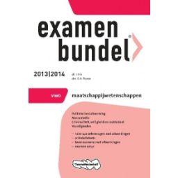 Afbeelding van Examenbundel Maatschappijwetenschappen : vwo : 2013/2014