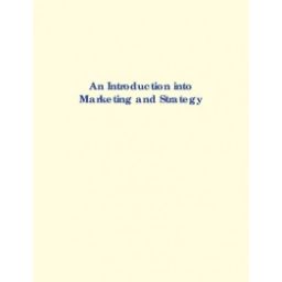 Afbeelding van An introduction into marketing and strategy