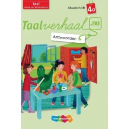 Afbeelding van Taalverhaal.nu Taal : 4a : Maatschriften Antwoorden Maatschriften