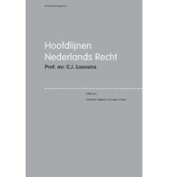 Afbeelding van Hoofdlijnen Nederlands recht : leerboek