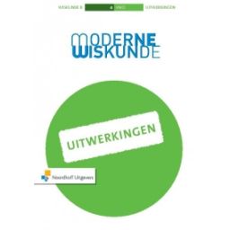 Afbeelding van Moderne wiskunde 10e ed : 4 vwo B : Uitwerkingen