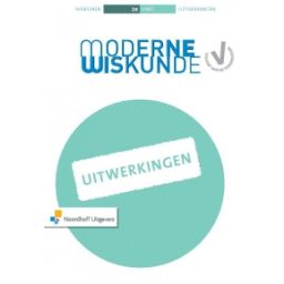 Afbeelding van Moderne wiskunde 10e ed : 2 vwo B : Uitwerkingen