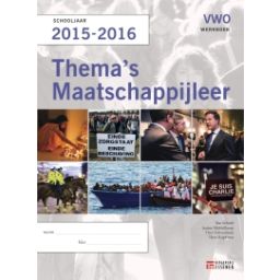 Afbeelding van Thema's maatschappijleer 2015-2016 : vwo : Werkboek