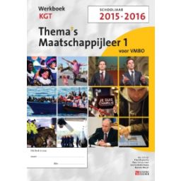 Afbeelding van Thema's maatschappijleer 1 2015-2016 : vmbo-kgt : Werkboek