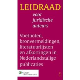 Afbeelding van Leidraad voor juridische auteurs 7e druk
