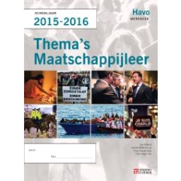 Afbeelding van Thema's maatschappijleer 2015-2016 : havo : Werkboek