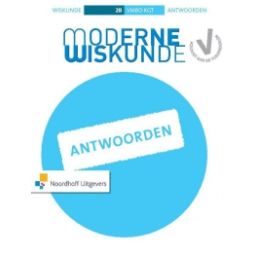 Afbeelding van Moderne wiskunde 10e ed :  2 vmbo-kgt B : Antwoorden