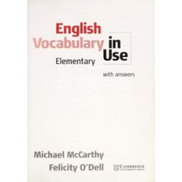 Afbeelding van English vocabulary in use : Elementary : Without answers