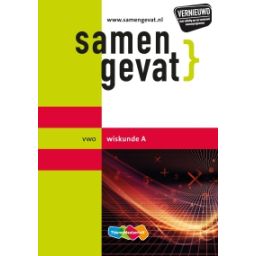 Afbeelding van Samengevat Wiskunde A : vwo