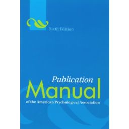 Afbeelding van Publication manual of the American Psychological Association