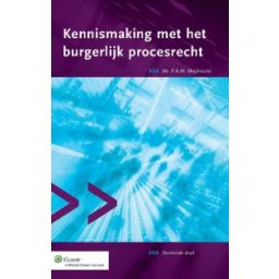 Afbeelding van Kennismaking met het burgerlijk procesrecht