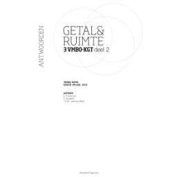 Afbeelding van Getal & ruimte 10e ed : 3 vmbo-kgt 2 : Antwoorden