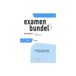 Afbeelding van Examenbundel Frans : havo : 2016/2017