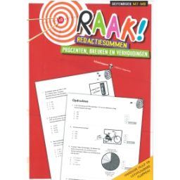 Afbeelding van Raak! Redactiesommen : Groep 7+8 : Oefenboek