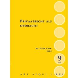 Afbeelding van Privaatrecht als opdracht 9e dr