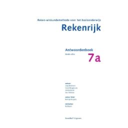 Afbeelding van RekenRijk 3e dr : 7a :  Antwoordenboek