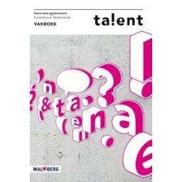 Afbeelding van Talent 2e ed : havo/vwo/gymnasium : Vakboek