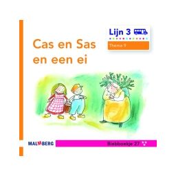 Afbeelding van Lijn 3 : Groep 3 : Cas en Sas en een ei : Biebboekje