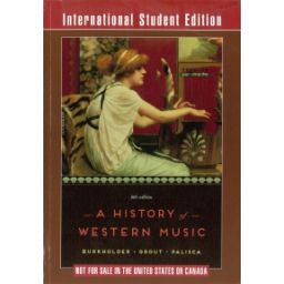 Afbeelding van A history of Western music