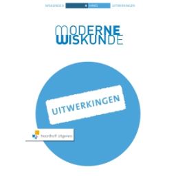 Afbeelding van Moderne wiskunde 10e ed : 4 havo B : Uitwerkingen