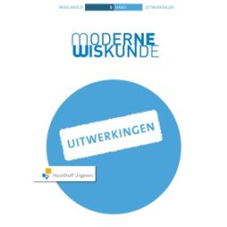 Afbeelding van Moderne wiskunde 10e ed : 5 havo B : Uitwerkingen