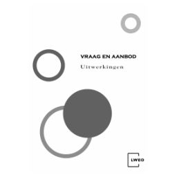 Afbeelding van LWEO Vraag en aanbod 3e dr : vwo : Uitwerkingen