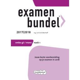 Afbeelding van Examenbundel NaSk 1 : vmbo-gt : 2017/2018